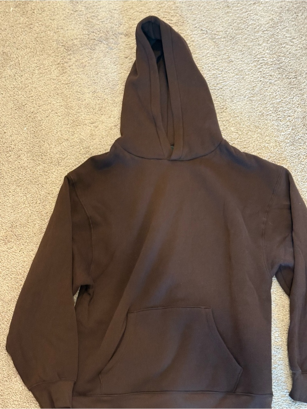 Wild Fable Plain Brown Hooded Sweatshirt